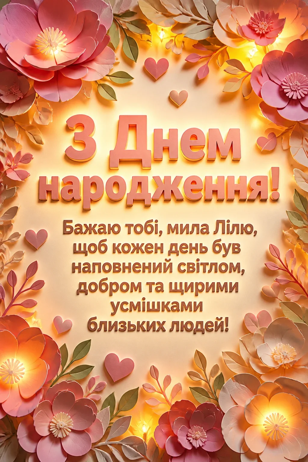 з днем народження ліля