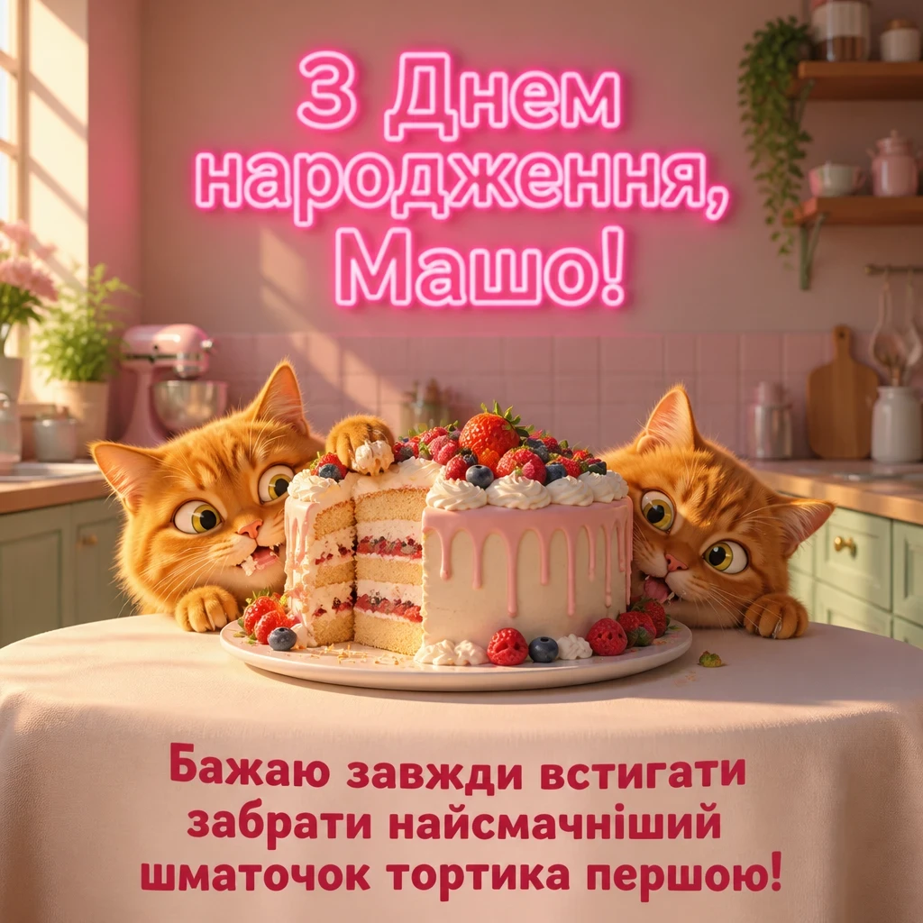 з днем народження маша