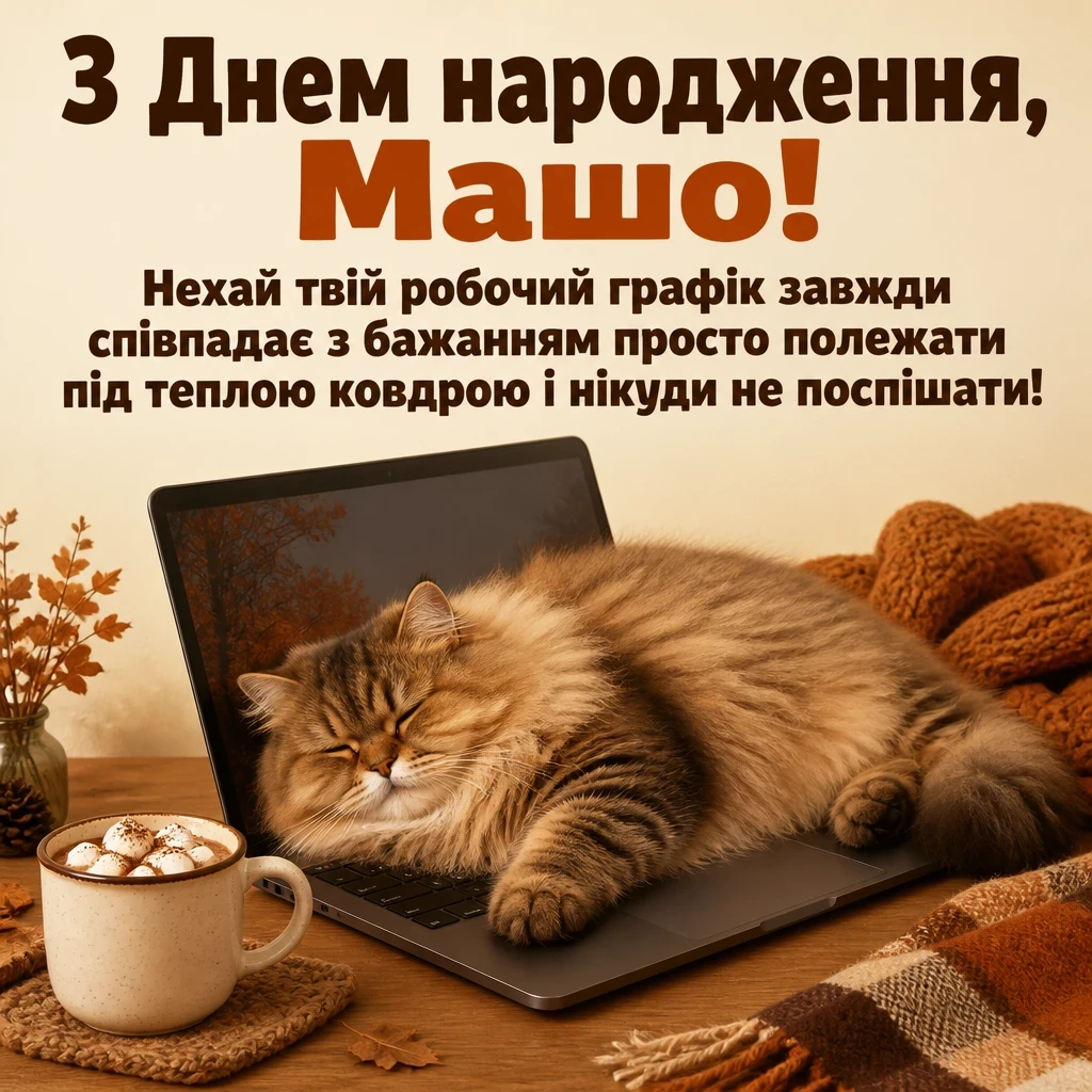 з днем народження маша