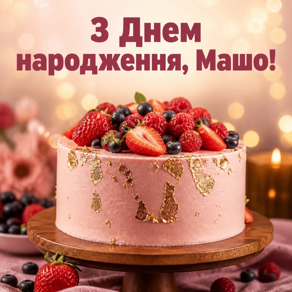 з днем народження маша