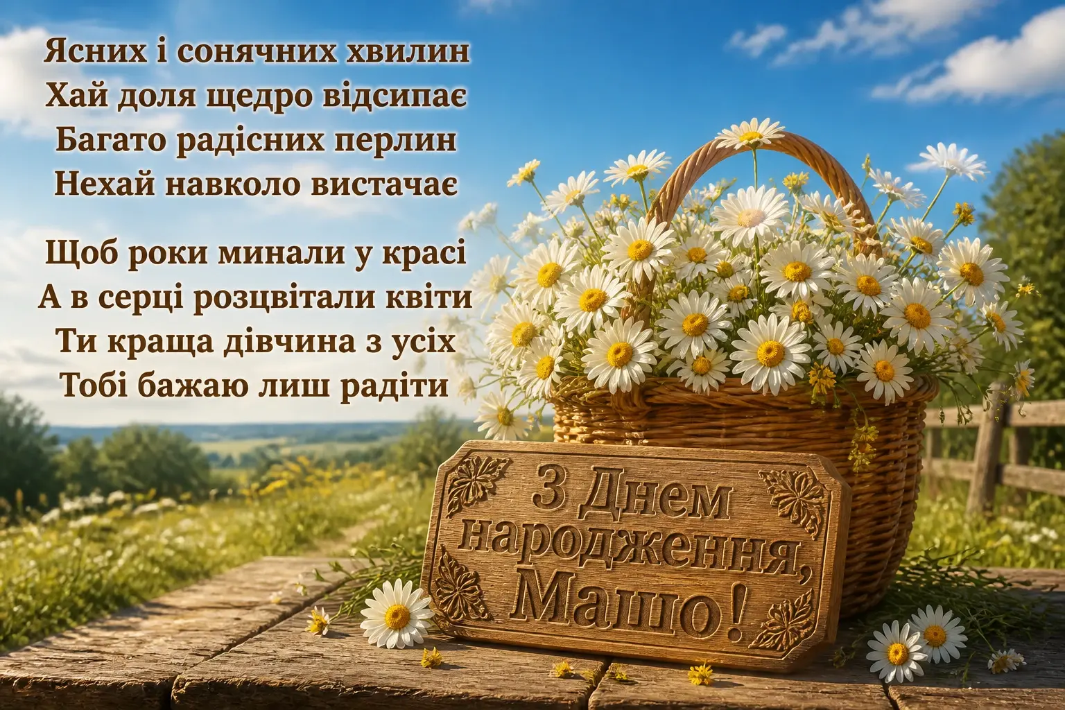 з днем народження маша