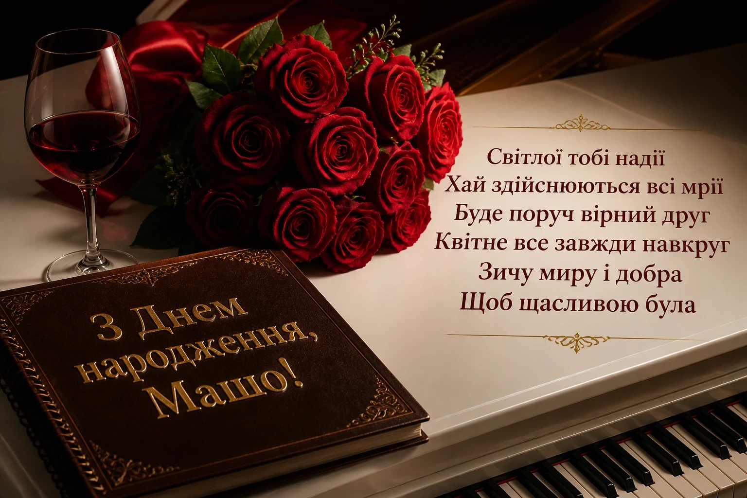 з днем народження маша