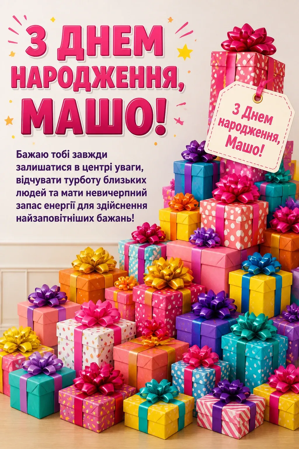 з днем народження маша