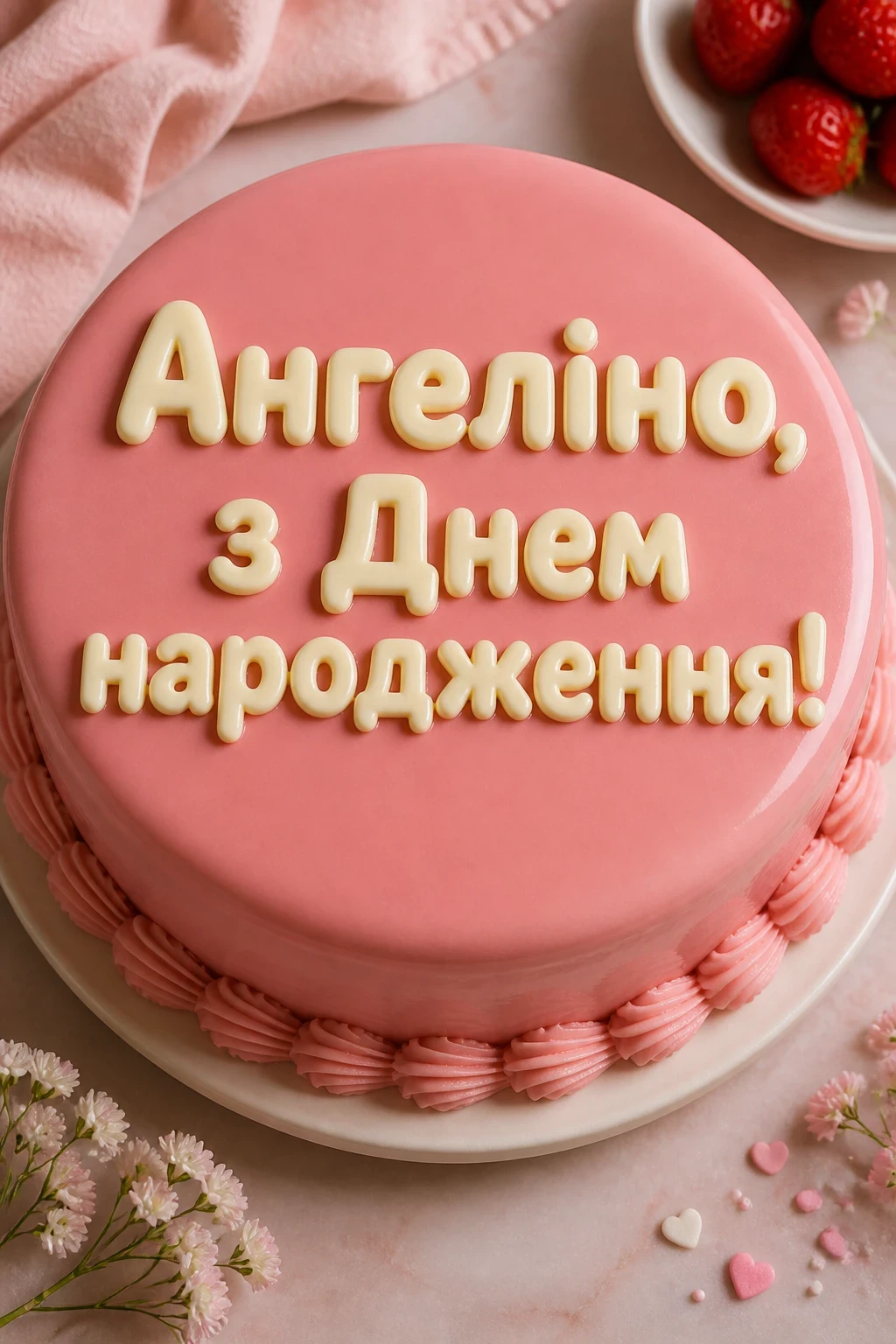 з днем народження ангеліна