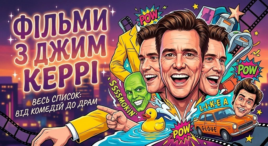 Фільми з Джим Керрі: великий і вичерпний перелік
