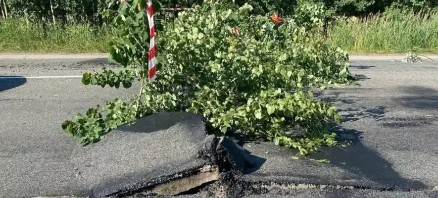 Спека руйнує «варшавку»: на трасі М-07 аварійно деформуються бетонні плити