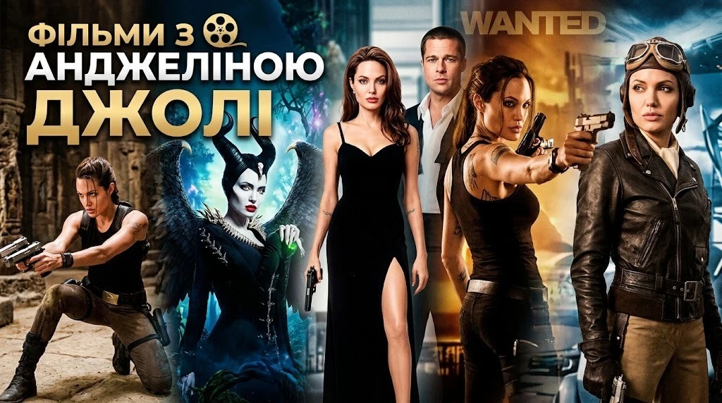20 фільмів з Анджеліною Джолі для перегляду