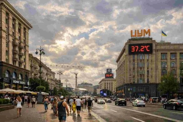 Комфортне тепло без аномалій: синоптики розповіли про погоду в столиці 16 липня
