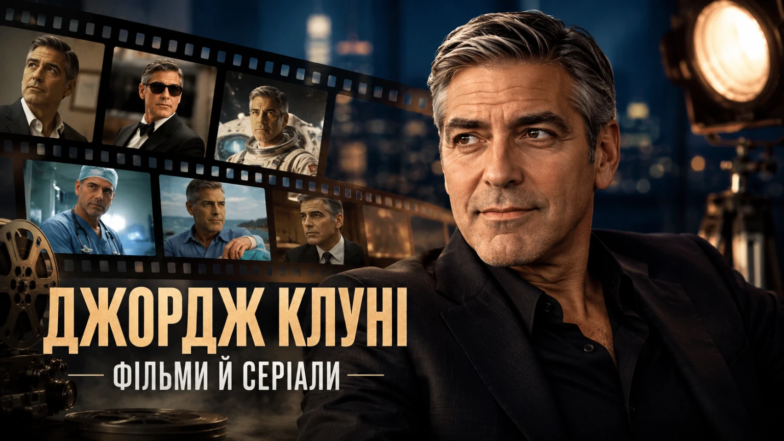 Фільми й серіали Джорджа Клуні від перших ролей до сьогодні